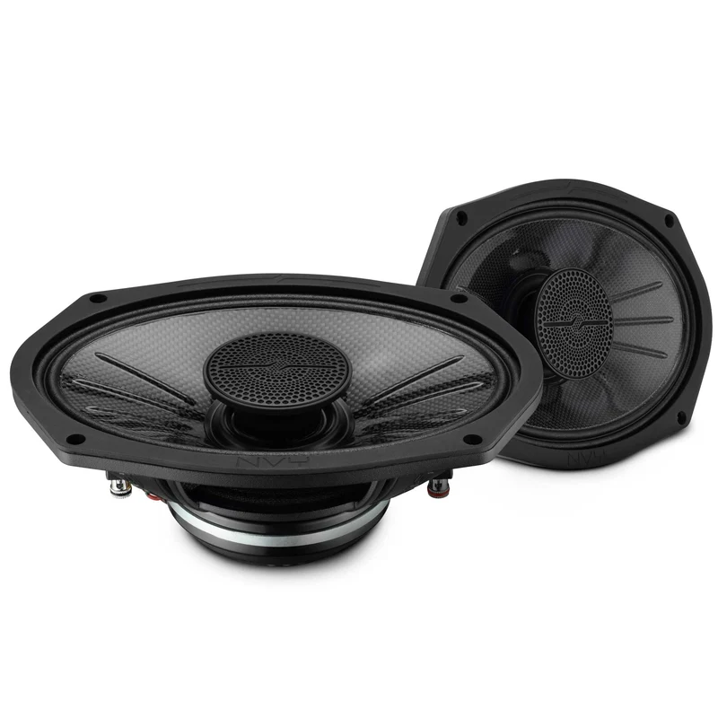 6x9” Slim Hybrid Loudspeakers with Compression Driver, Carbon Fiber Cone and Neodymium Magnet | 250W RMS 4-Ohm