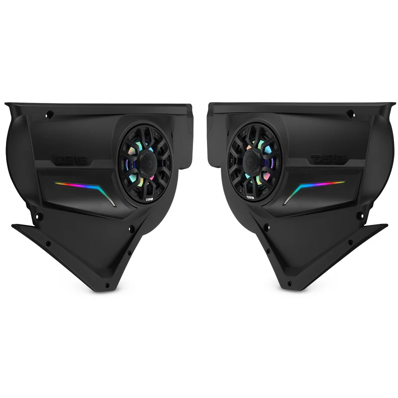 Can-Am Maverick X3 Door Speaker Panels Loaded with NXL-IQ 6.5" 2-Way Coaxial Marine Speakers and Digital LED Badge