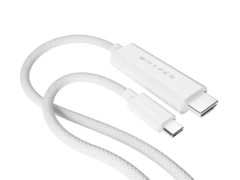 Cable HyperDrive USB-C a HDMI 4K60Hz - Blanco