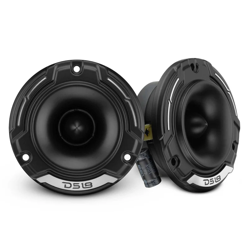 3.8" Shallow-Mount Super Bullet Compression Tweeter with 1" Aluminum Voice Coil | 100 Watts RMS 4-Ohm