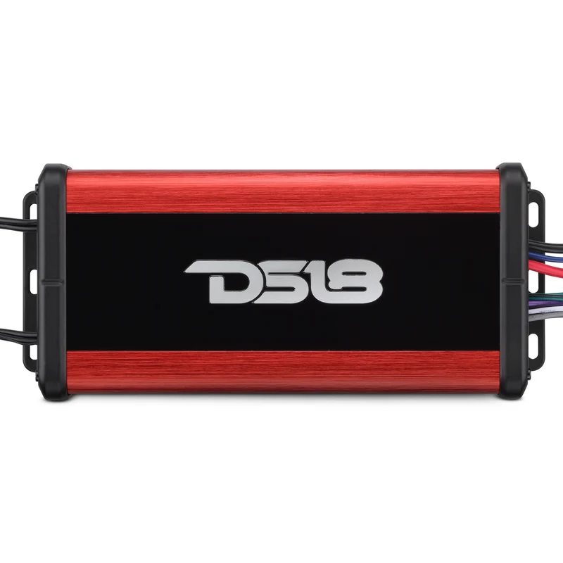 NXL 4-Channel Full-Range Class D Waterproof IP67 Marine and Powersports NANO Amplifier with Bluetooth 5.1 Receiver Built-In
