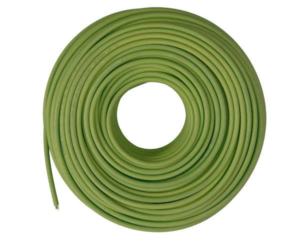 Cable libre halógenos verde 4x1,5mm 1m