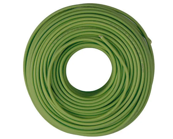 Cable libre halógenos verde 3X1,5 mm. 1m