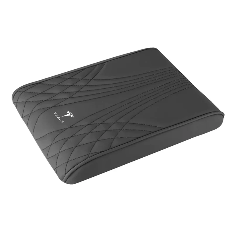Funda acolchada para el reposabrazos de la consola central de Tesla para mayor comodidad - 3 YSX