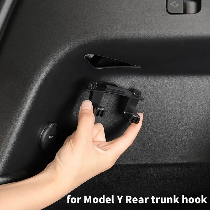 Tesla Model Y 2022-2026 Versión actualizada o Tesla para Model Y & Model Y Juniper, Ganchos para almacenamiento de maletero