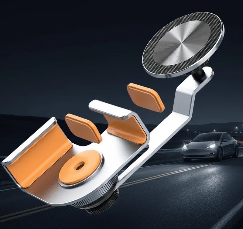 Tesla Model 3 / Y / HIGHLAND / JUNIPER Soporte para teléfono de coche Control central Pantalla de navegación Soporte magnético de montaje lateral para magnético
