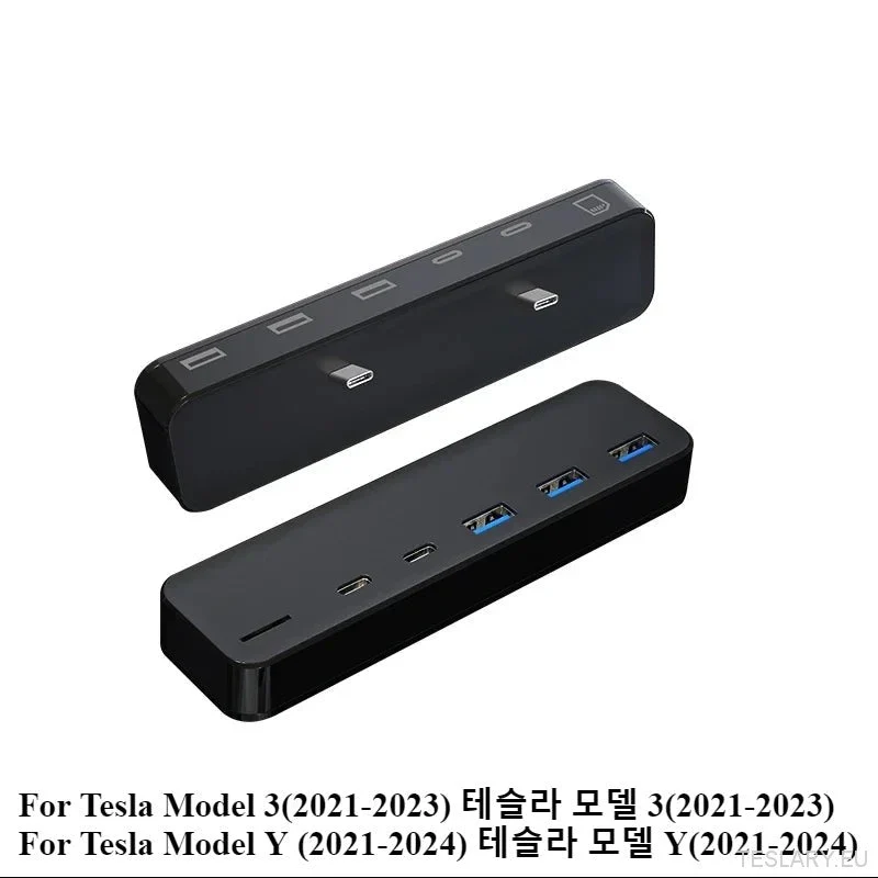 Tesla Model Concentrador USB y base de carga 3/Y