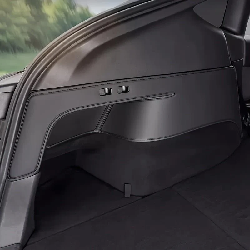 Tesla Model Juego de protectores de panel lateral de maletero de cuero PU premium Y Juniper