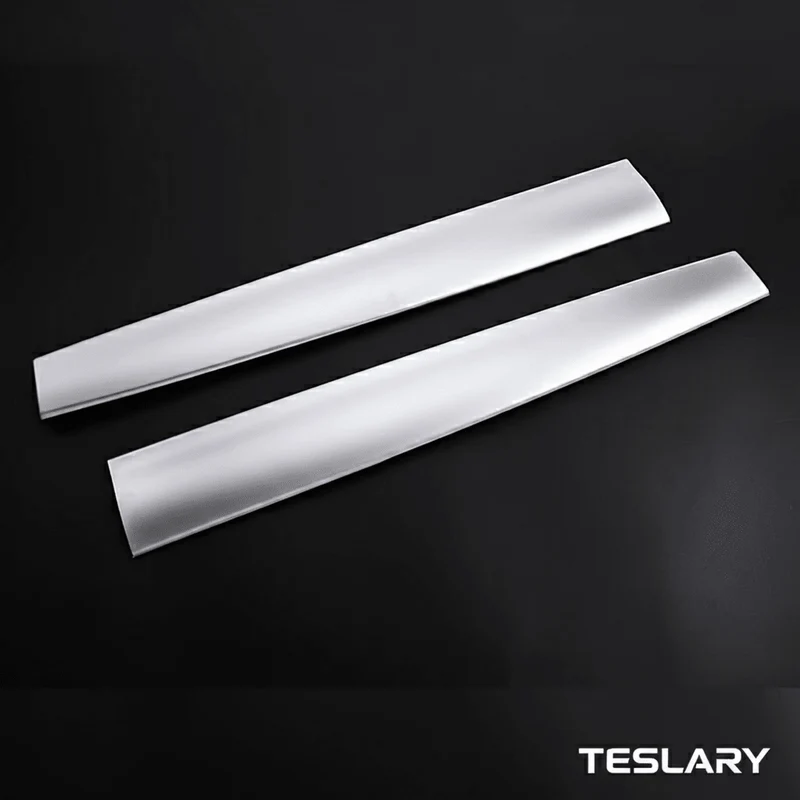 Tesla Model Cubierta decorativa para tablero de instrumentos 3 Y PLATA/CROMO Mejora interior premium