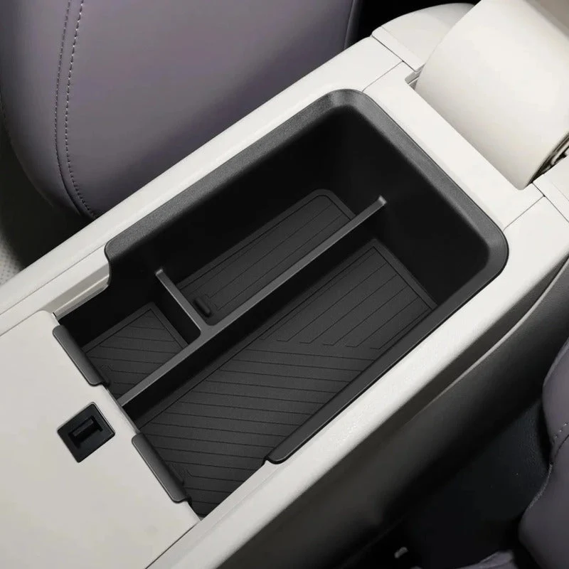 FMG4 EV Urban 2026 Bandeja de almacenamiento para reposabrazos de coche Soporte para consola central Organizador de placa de almacenamiento Accesorios interiores Bandeja de almacenamiento para consola central