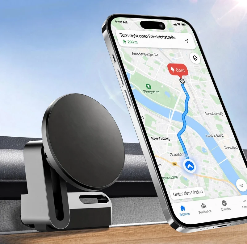 Tesla Model 3 / Y Soporte magnético para teléfono Super Magnético 360 Grados