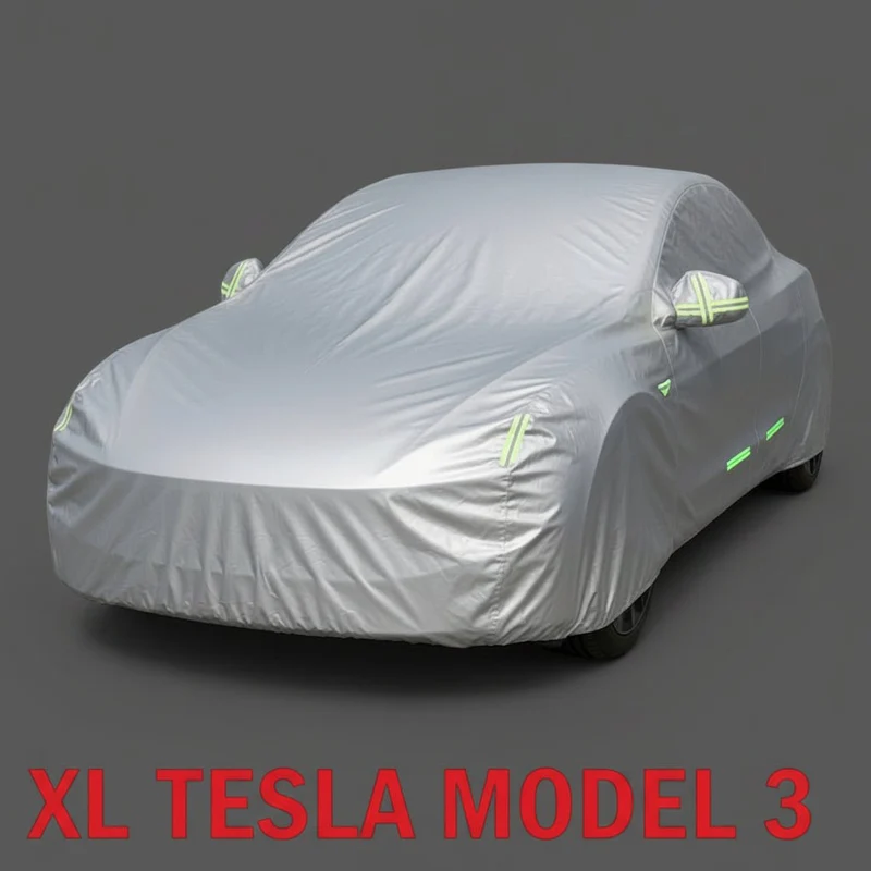 Funda protectora exterior para tu Tesla para protegerlo de la nieve, la lluvia y más. Apta para Tesla. Model 3, Y, Highland y Juniper