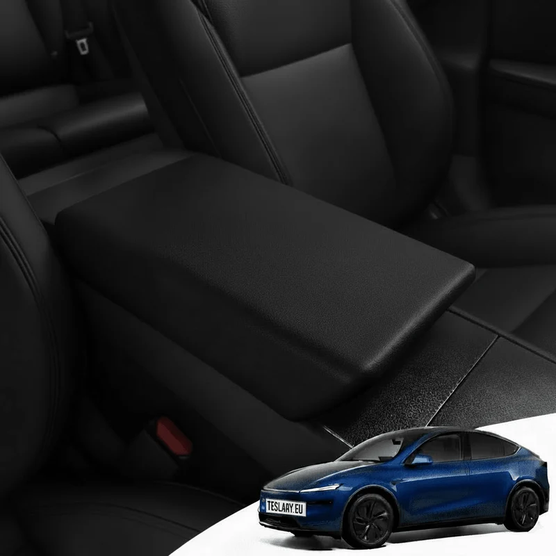 Funda para el reposabrazos de la consola central en TPE negro o blanco, ajuste perfecto y fácil de limpiar para Tesla Model 3+ Highland y Tesla Model Y Juniper Premium