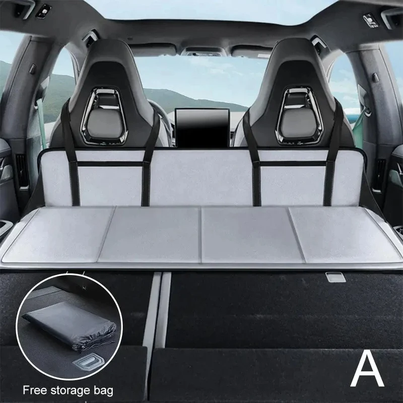 Extensión de cabecero para asiento trasero de SUV premium para una máxima comodidad al dormir en el coche o acampar en tu Tesla Model Y