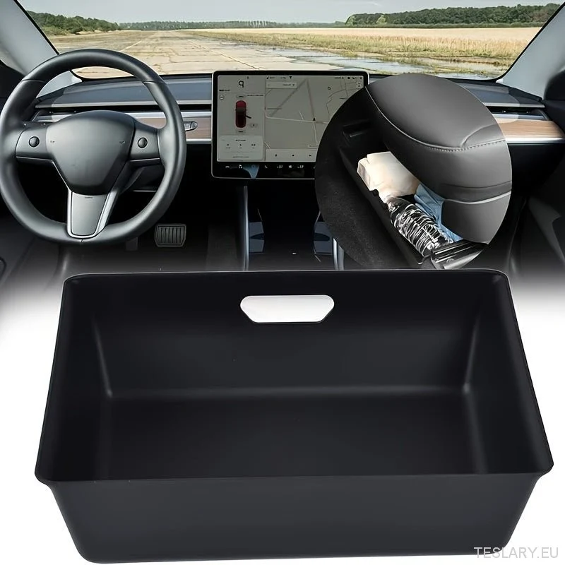 Tesla Model Bandeja de almacenamiento multiusos debajo del asiento