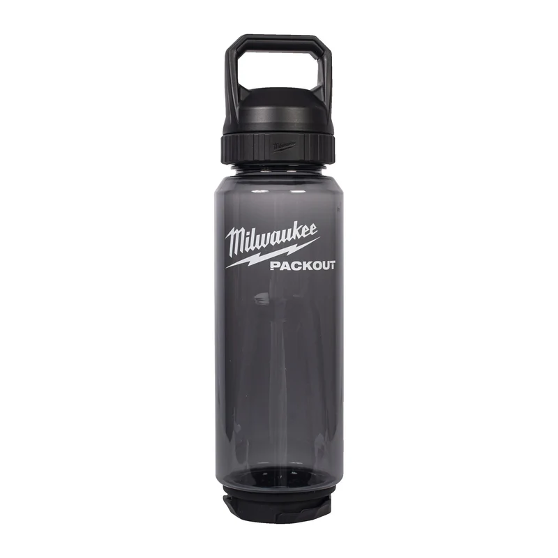 Botellas de plástico Negra 1005 ml PACKOUT Milwaukee 4932498640