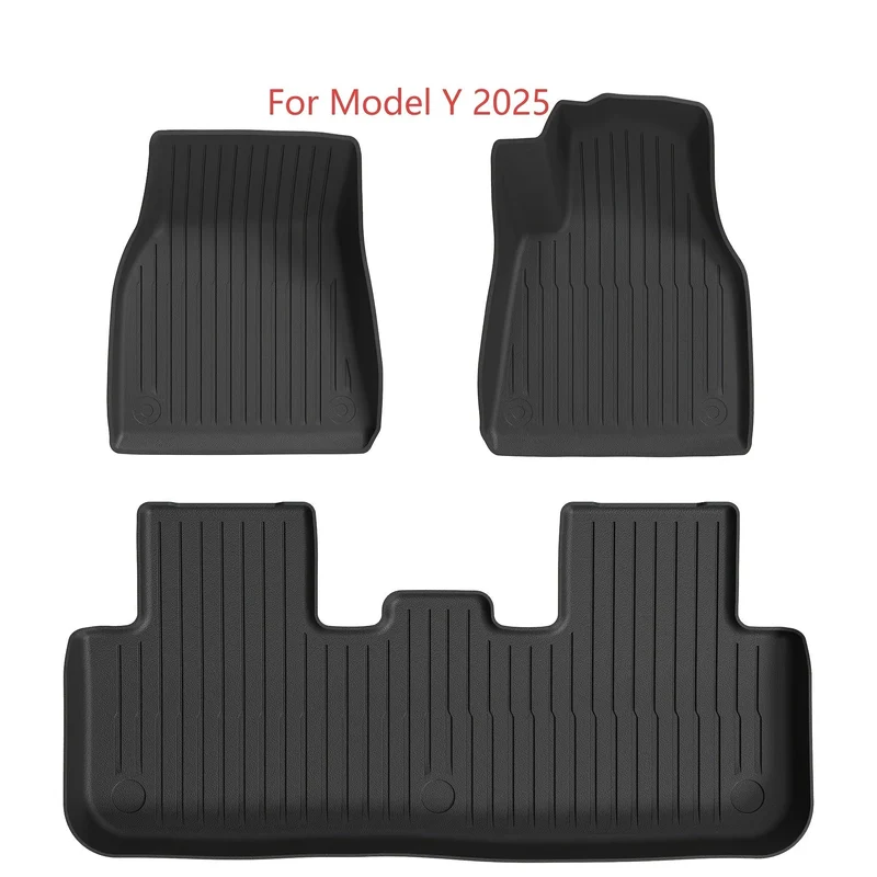 Alfombrillas de TPE para Tesla Model Y+Juniper 2025 en adelante, antideslizante para todo tipo de clima - VOLANTE A LA DERECHA