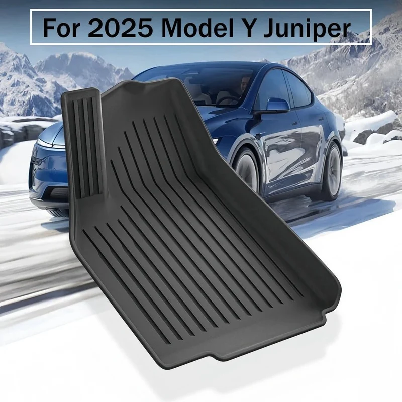 Tesla Model Alfombrillas para todo tipo de clima, personalizadas, de TPE, para Juniper Y+ (2025 en adelante) (volante a la derecha)