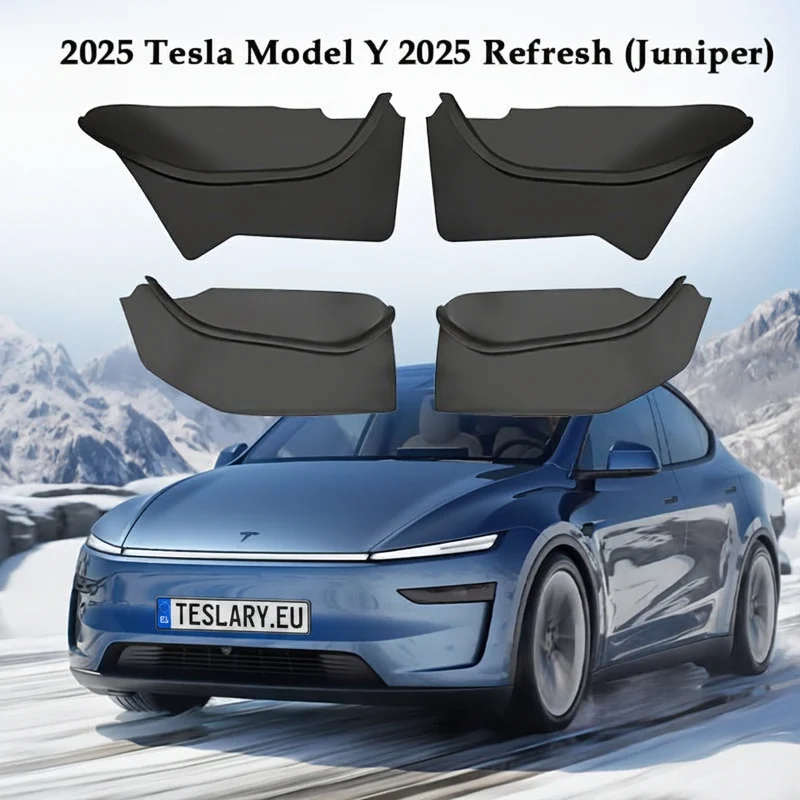 Protectores de bolsillo de TPE para puertas, juego de 4 piezas (delanteras y traseras) para Tesla Model Y+ Enebro