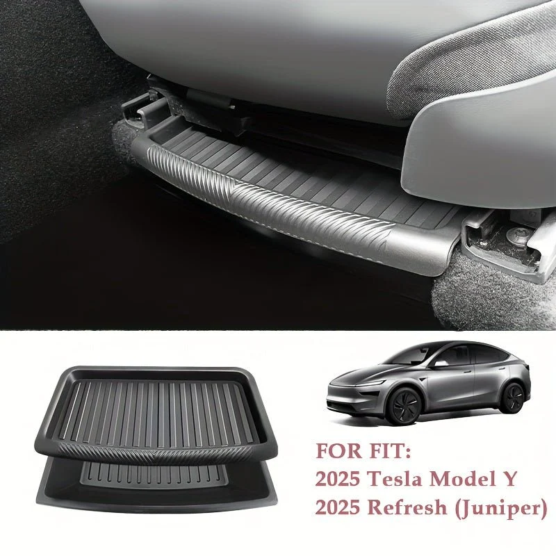 Tesla para Model Y+ Junipe Caja de almacenamiento debajo del asiento, impermeable, para conductor y pasajero, organizador oculto con tapa.