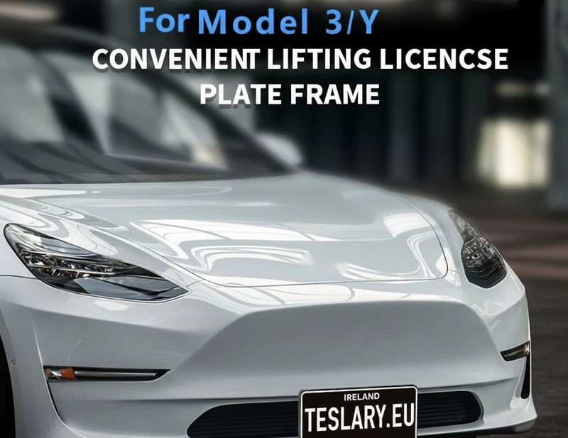 Soporte de matrícula adecuado para Tesla Model Año 2022 - 2025