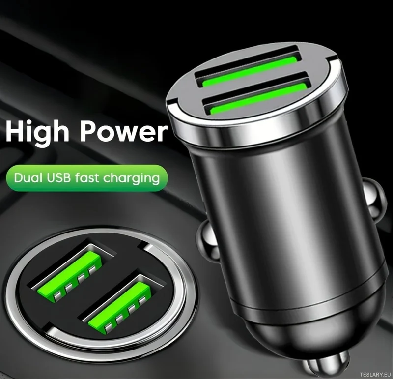 Adaptador multipuerto de cargador rápido mini USB adecuado para Tesla, BYD y otros vehículos eléctricos