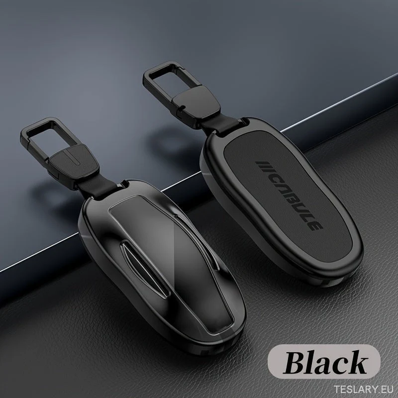 Funda protectora para llave Tesla de aleación premium negra