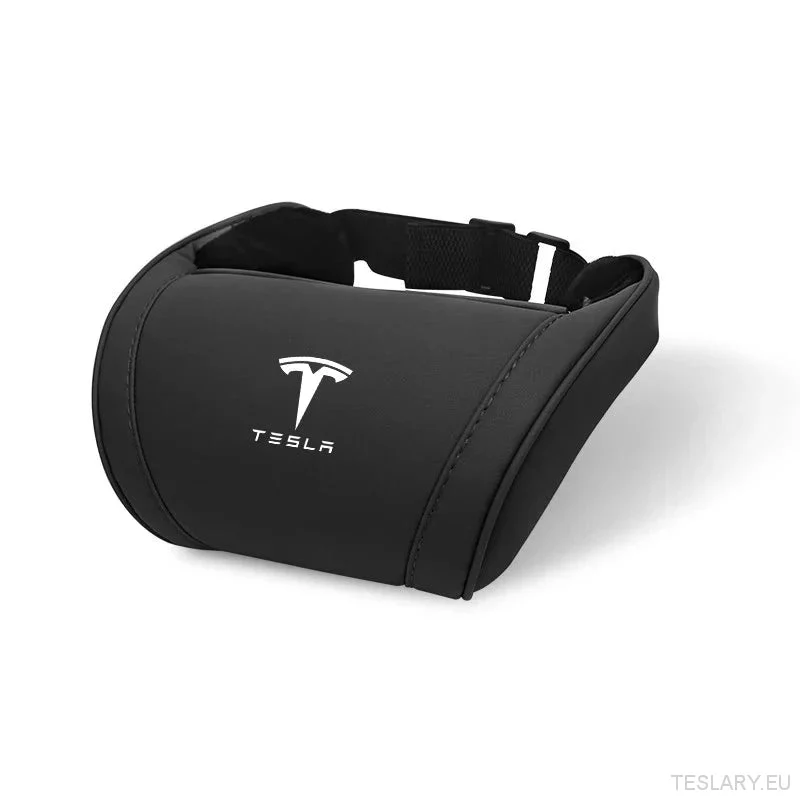 Almohada de soporte para el cuello Tesla con logotipo