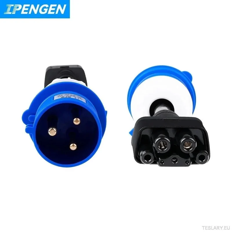 IPENGEN Tesla Model Adaptador CEE 3 - Extensión de cargador EV de 32 A y 240 V