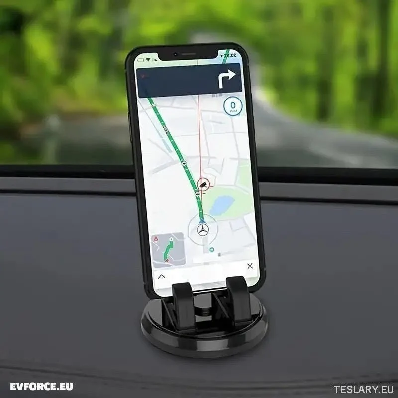Soporte de teléfono para coche con ventosa giratoria de 360° para Tesla, BYD, MG y otros vehículos eléctricos
