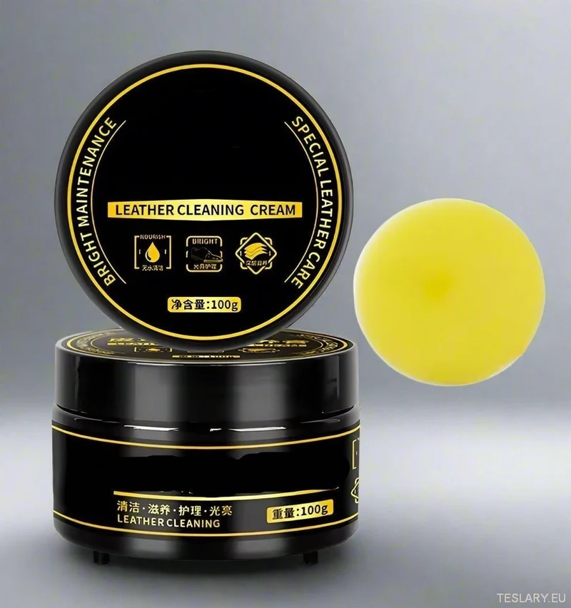 Crema limpiadora y acondicionadora de cuero para asientos de coche de cuero PU
