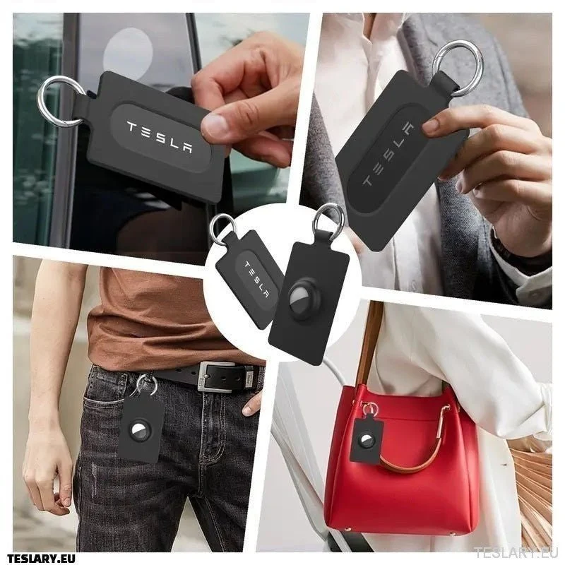 Estuche de silicona para tarjetas Apple Airtag y Tesla Key Card