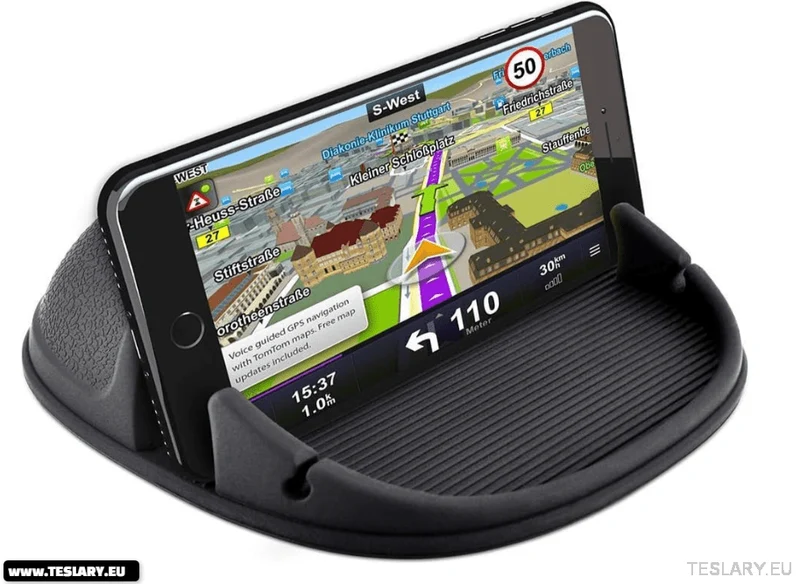 Soporte para teléfono de coche multifunción - Soporte de silicona antideslizante para salpicadero