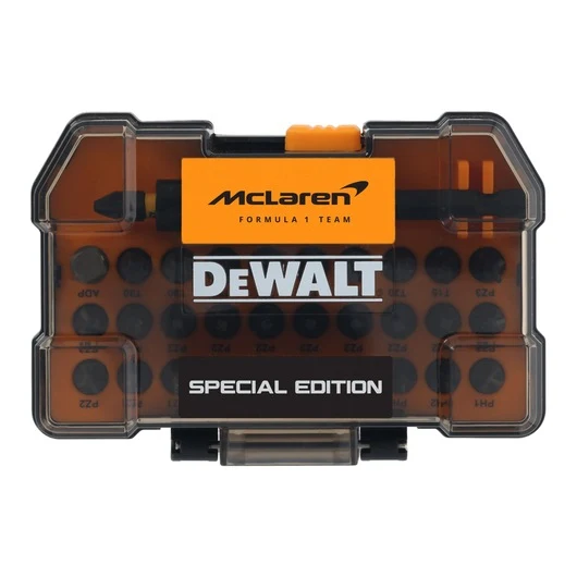 Juego de puntas Flextorq 25mm 32 piezas Edición McLaren DeWalt DT70784