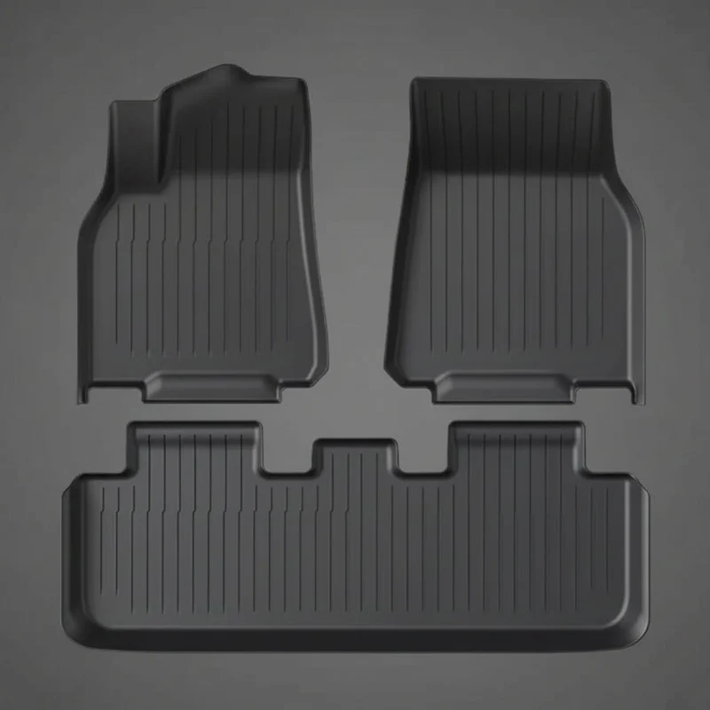 Alfombrillas 3D TPE para todo tipo de clima (para vehículos con volante a la izquierda) para Tesla Model 3, Model 3 Tierras altas, Model Y y Model Enebro