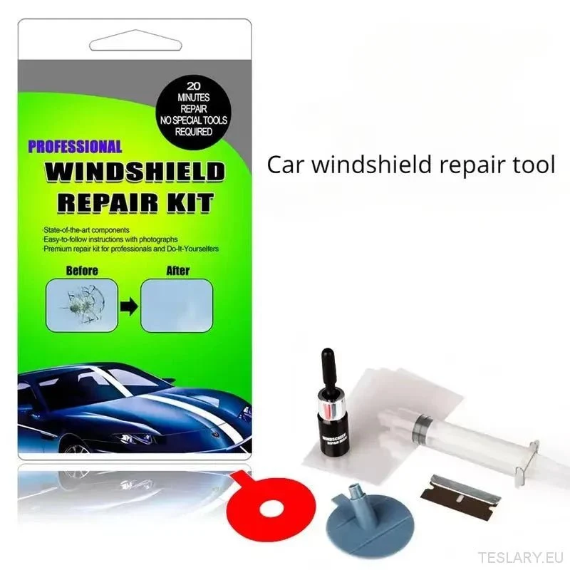 Kit de reparación de grietas en el parabrisas