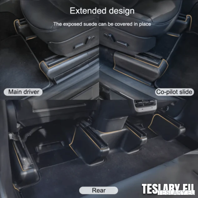 Tesla Model Kit completo de protección de riel de asiento de 9 piezas