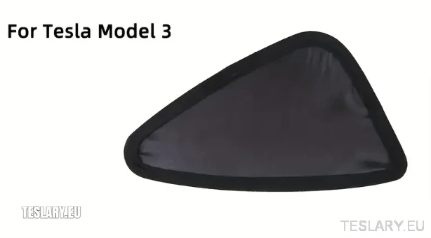 Parasol triangular para ventanas traseras para mayor privacidad Tesla Model 3 / A