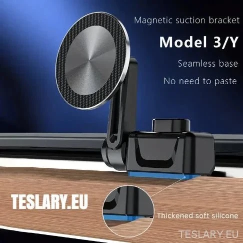 Tesla Model 3/Y Soporte magnético para teléfono 360 grados.