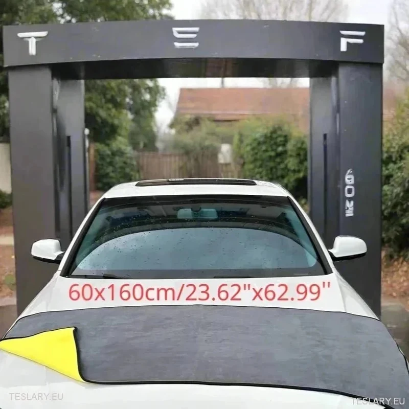 Toalla de secado de microfibra extragrande para Tesla 3, Y, S y X