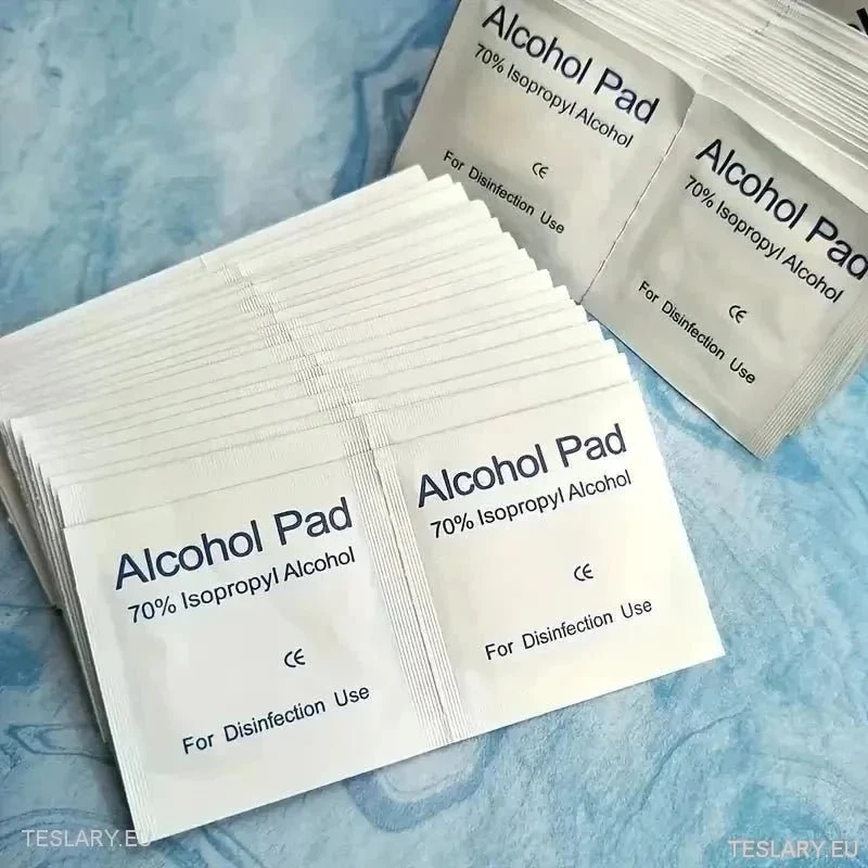 Almohadillas de preparación para limpieza con alcohol (adherencia de logotipos, molduras, etc.)