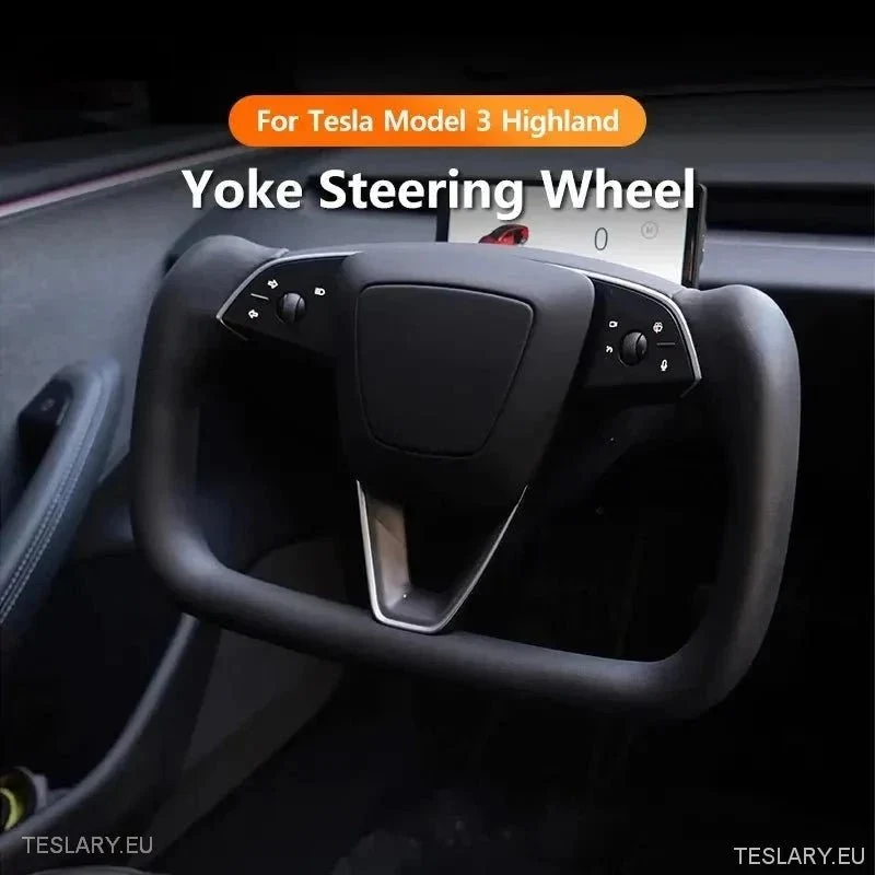 Volante estilo yugo Tesla para Model 3 Tierras Altas