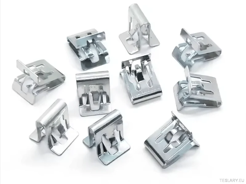 Tesla Model 3/Y Clips de metal para la consola central y el tablero (15 piezas)
