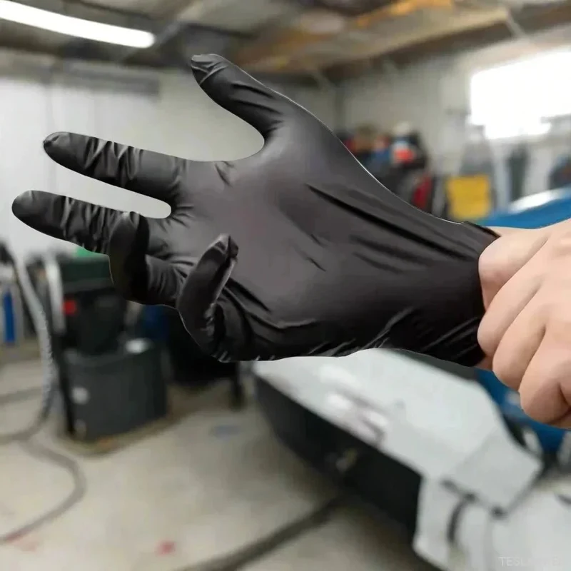 Guantes de nitrilo desechables protectores (20 pares)