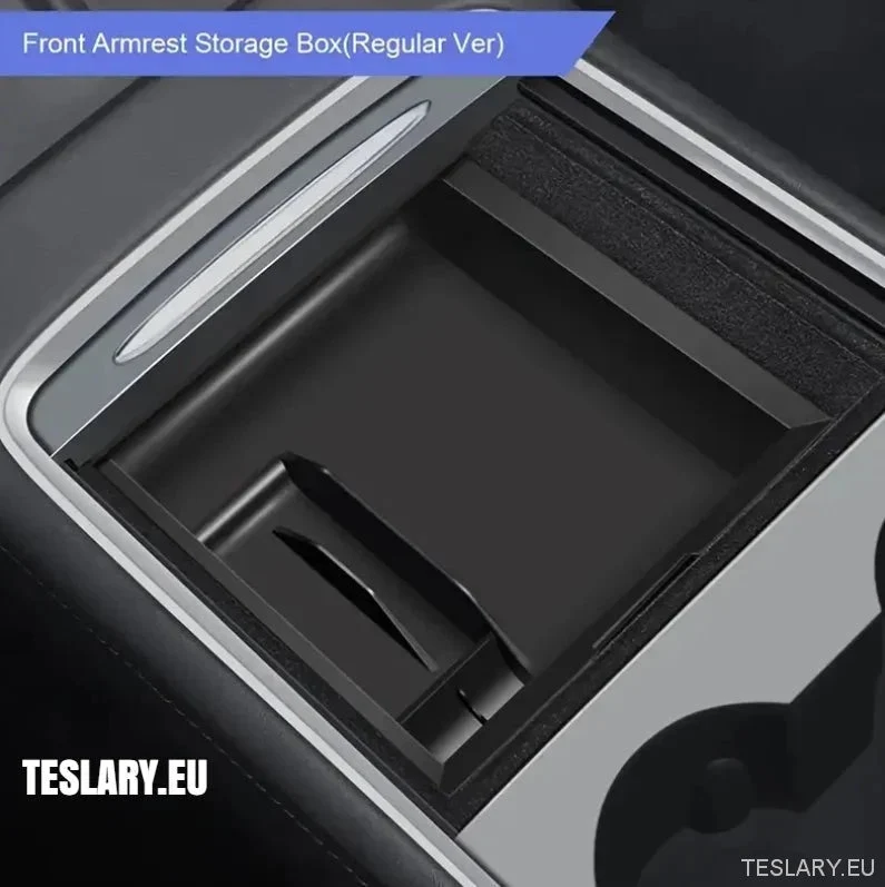 Tesla Model 3 / Y Bandeja organizadora trasera de la consola central delantera o trasera