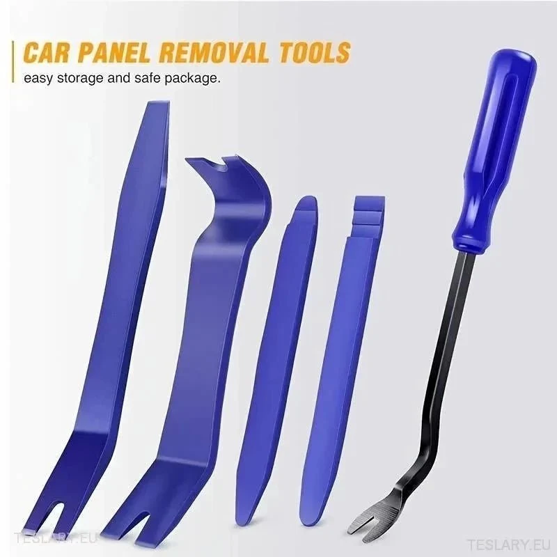 Kit de herramientas de 5 piezas para embellecer tu Tesla u otro vehículo eléctrico (antiarañazos).