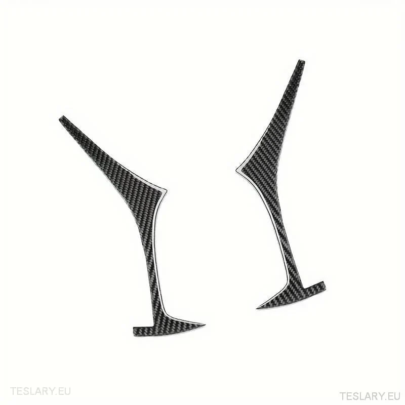 Molduras de fibra de carbono suave para luces traseras de Tesla Model 3 y Y