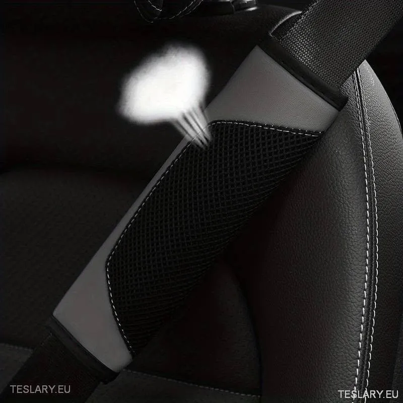 Protector de hombro para cinturón de seguridad (2 piezas) adecuado para Tesla Model 3, Y, S y X