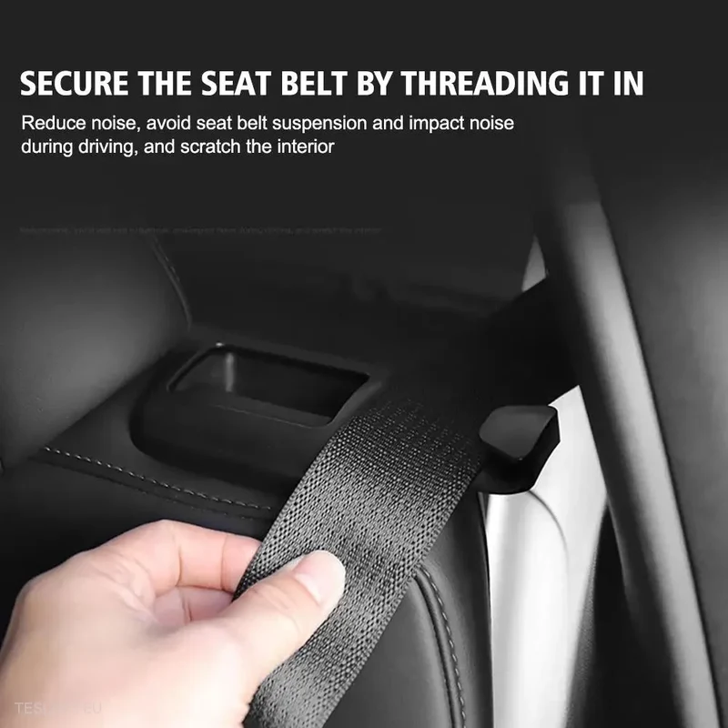 Tesla Model Soporte limitador del cinturón de seguridad trasero Y (2 piezas)
