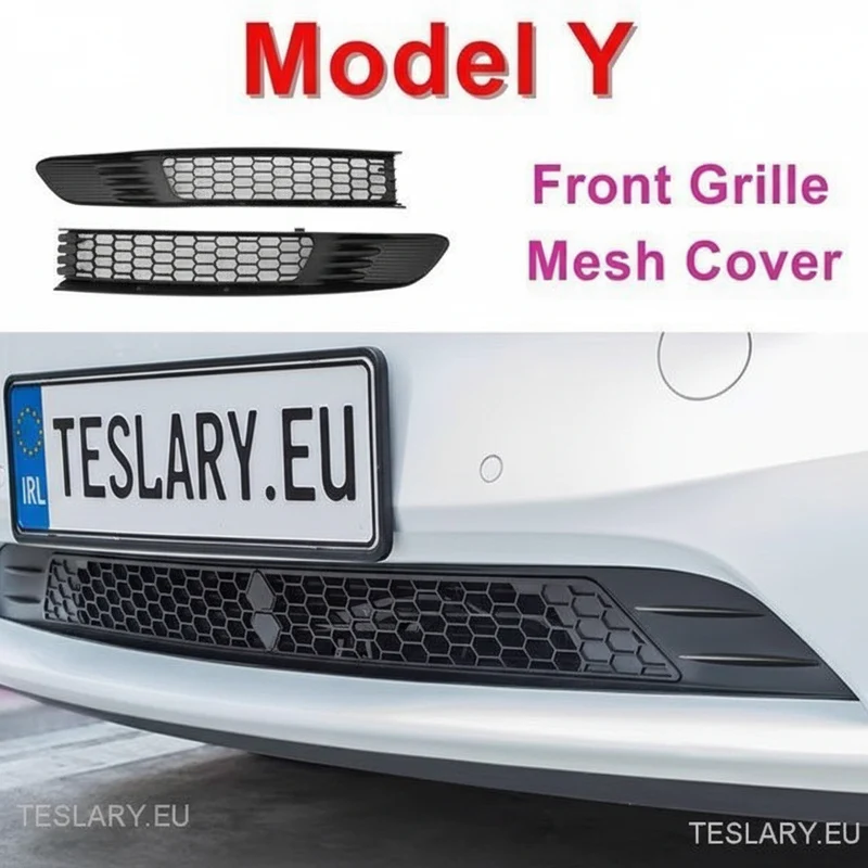Protector de entrada de malla de la rejilla inferior delantera para Tesla Model 3 2019 - 2023 , Model Y 2022 - 2024 , Model 3 Highland Estándar y Premium, Model Y Juniper Premium